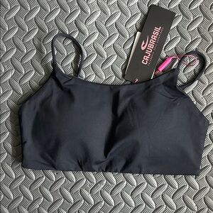CajuBrasil Black Sports Bra